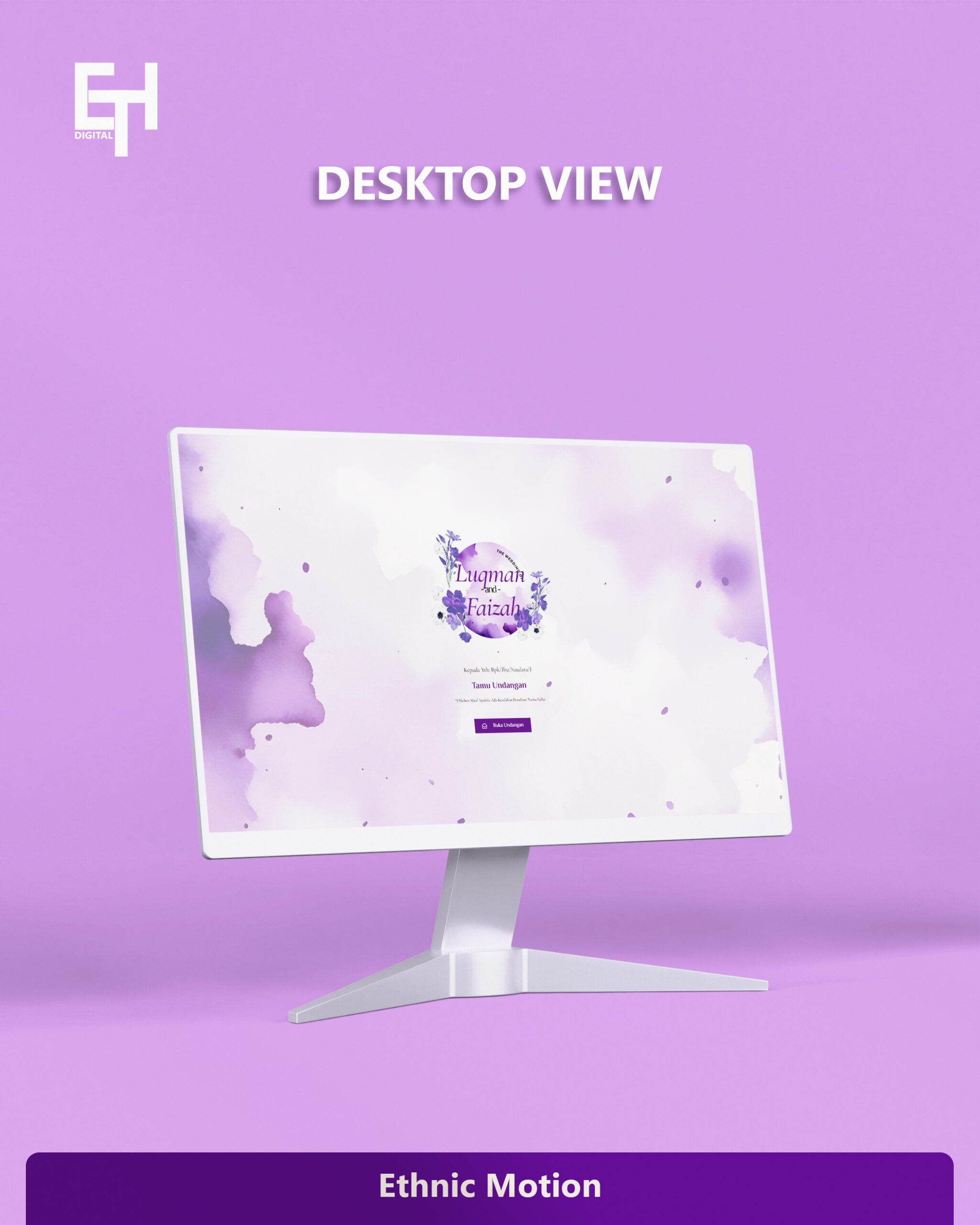 undangan pernikahan tanpa wajah