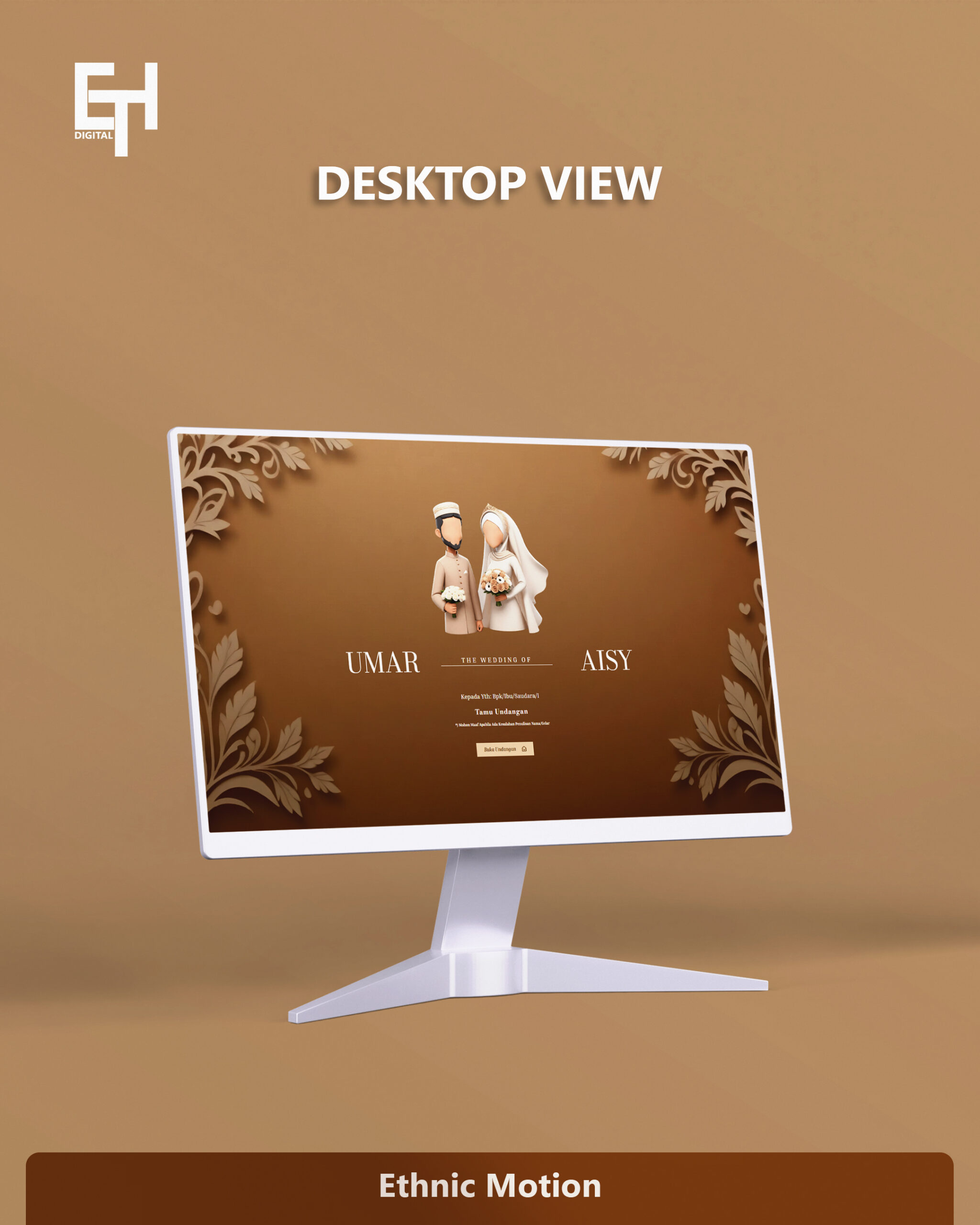 undangan pernikahan tanpa wajah