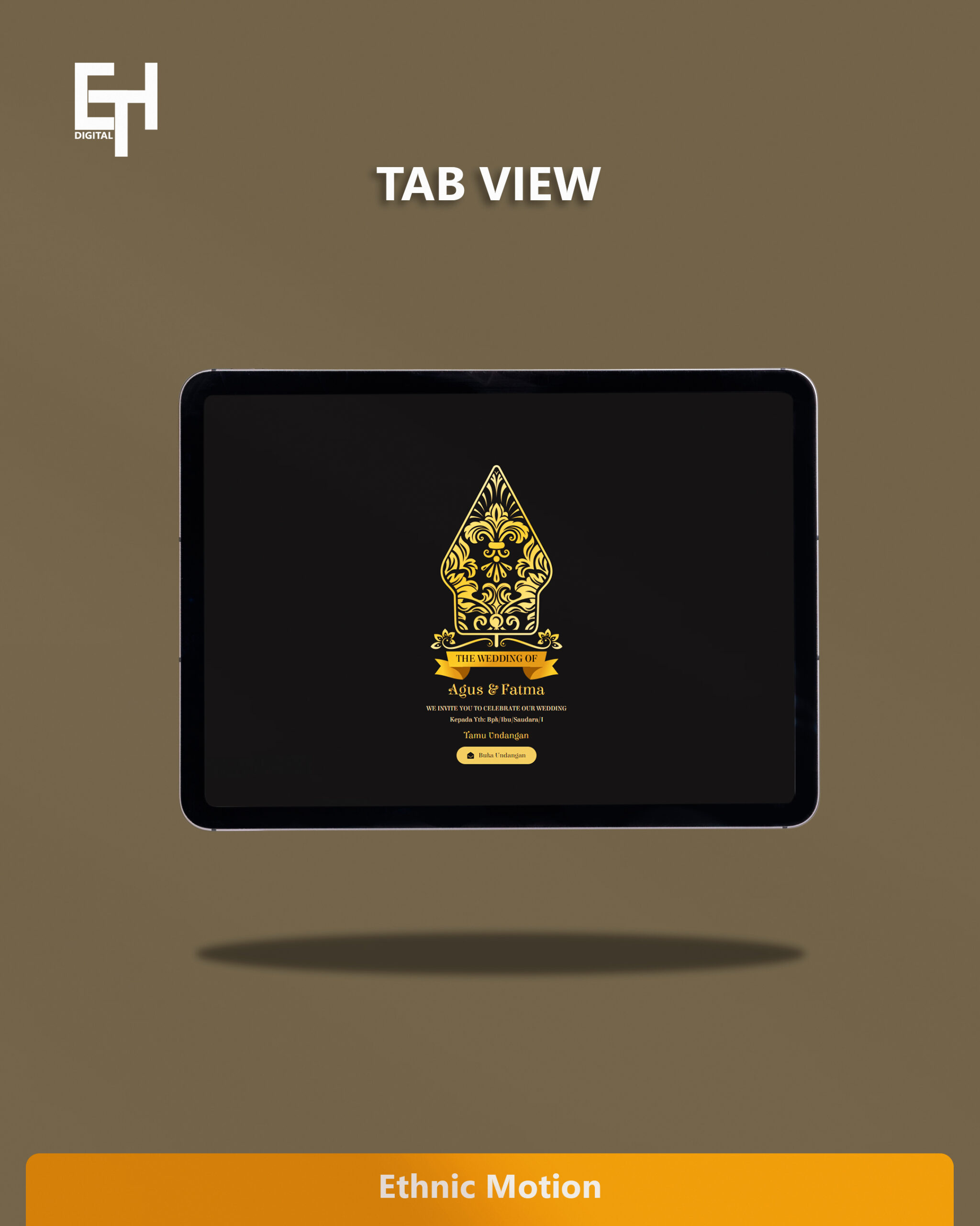 undangan digital ethnic motion